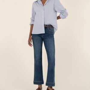 Kut from the Kloth Kelsey High Rise Ankle Flare, Petite Size 6P6P / Vibrant W/Dk